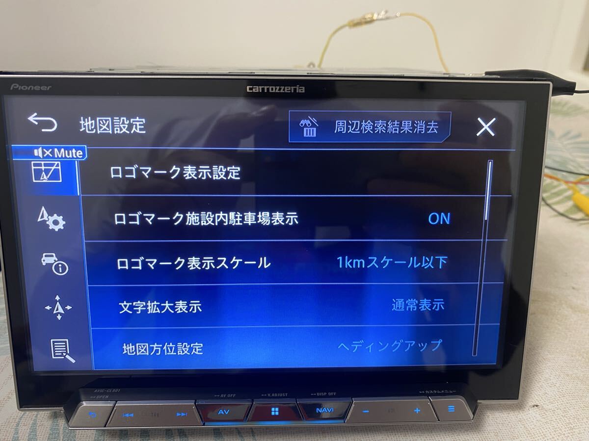 ★carrozzeria カーナビAVIC-CL901 ★地図データ2017年 Pioneer_画像6