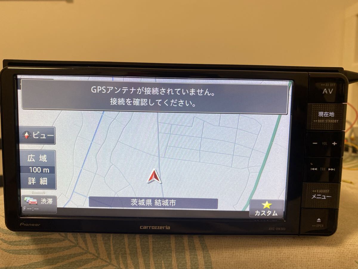 ★Carrozzeria PioneerカーナビAVIC-RW303★地図データ2019年 カロッツェリア_画像2