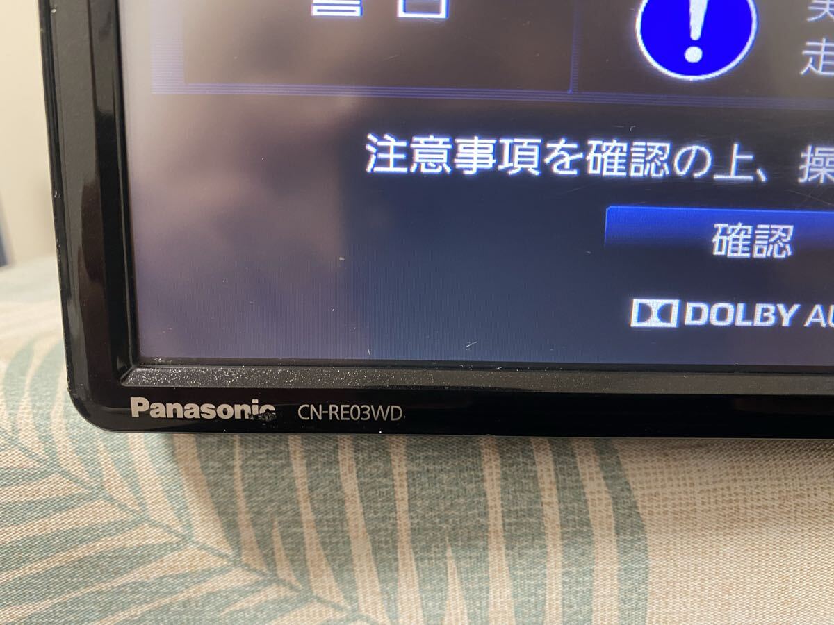 ★ストラーダ Panasonic カーナビCN-RE03WD ★地図データ2016年_画像2