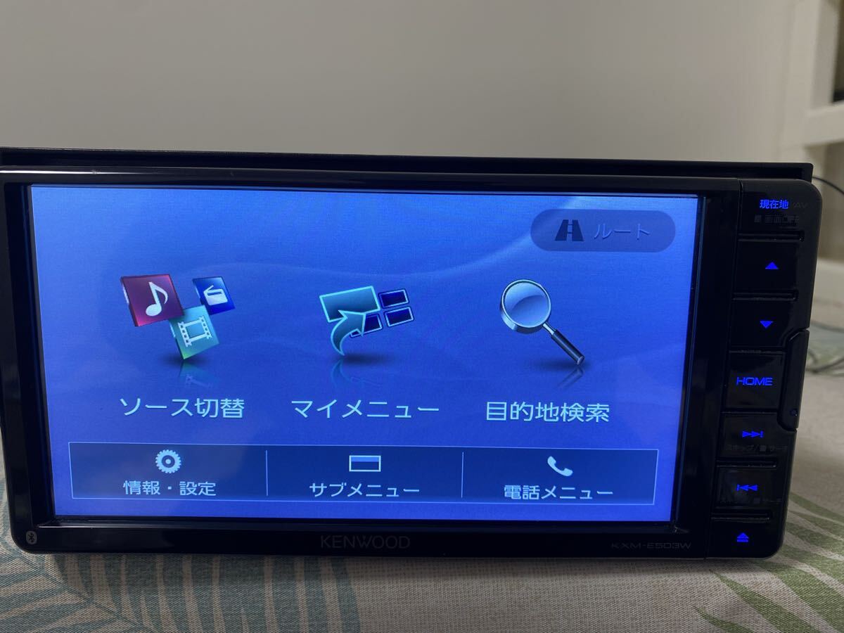 ★ KENWOODカーナビKXME503WS★地図データ2019年 ケンウッド_画像4
