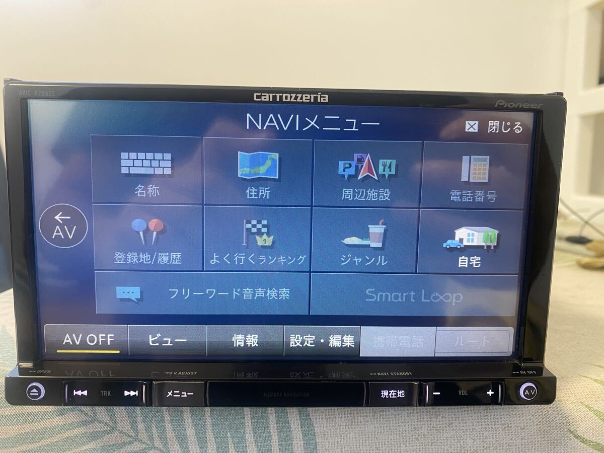 ★Carrozzeria PioneerカーナビAVIC-RZ99zs★_画像6