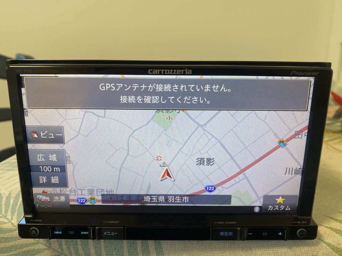 ★Carrozzeria PioneerカーナビAVIC-RZ99Zp★地図2015年_画像2