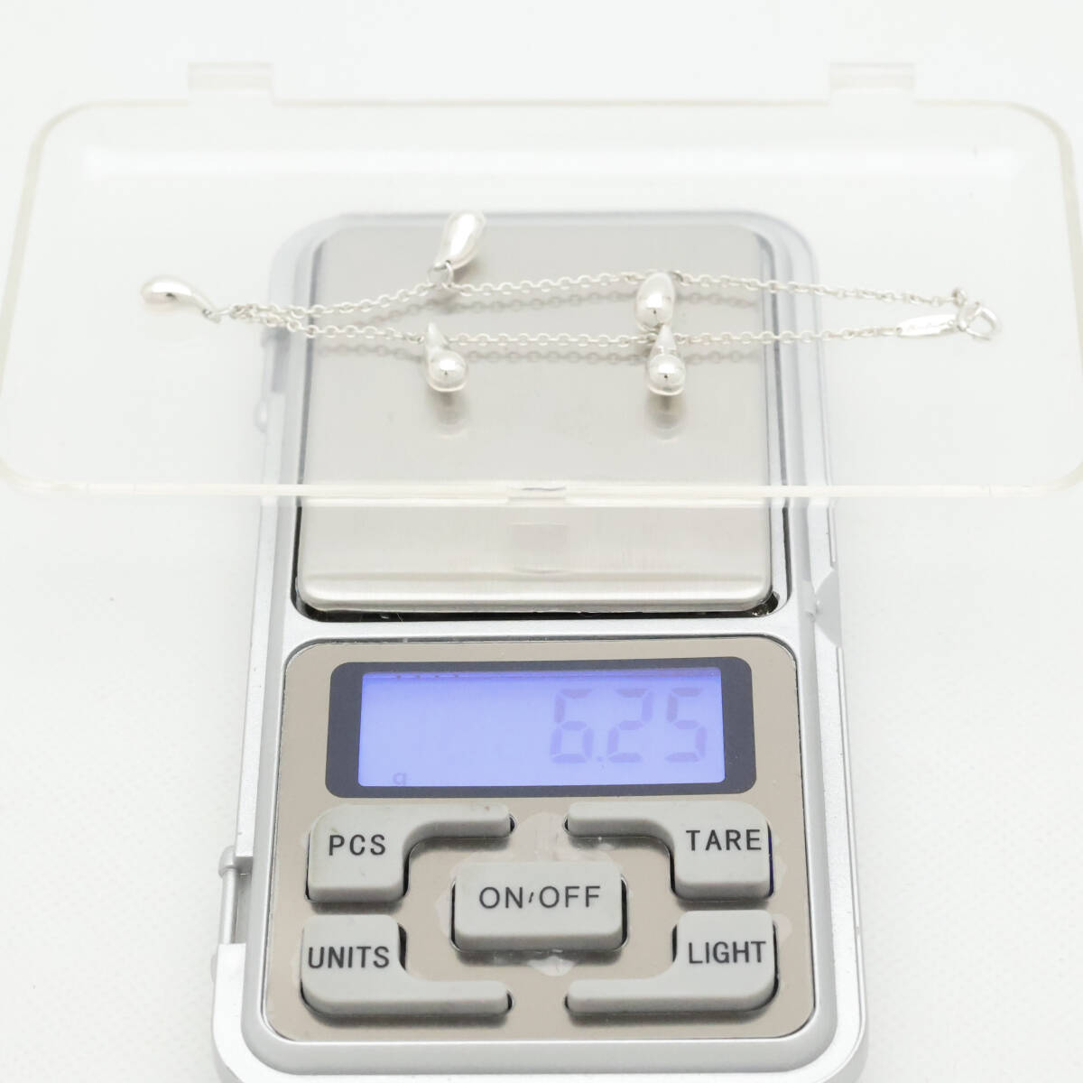 【美品】ティファニー TIFFANY＆Co. 5連 ファイブ ティアドロップ エルサペレッティ ブレスレット AG925