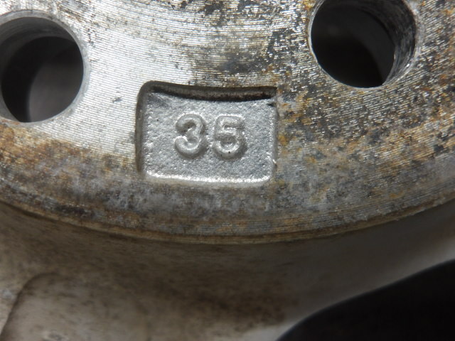 社外 アルミ ホイール 14インチ 14X5J +35 4H PCD100/114.3・2024年製 165/70R14 iG60 スタッドレスタイヤ付 4本_画像3