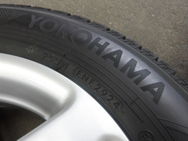 社外 アルミ ホイール 14インチ 14X5J +35 4H PCD100/114.3・2024年製 165/70R14 iG60 スタッドレスタイヤ付 4本_画像5