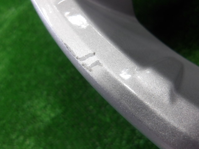 スバル RN1 ステラ 純正 14インチ 14X4.5J +45 アルミ ホイール シルバー 4本_画像6