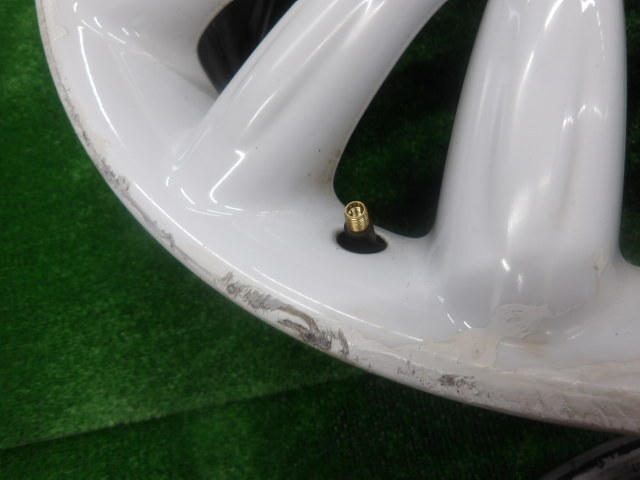 BMW ミニ R56 50メイフィア 純正 ホワイト白 アルミ ホイール 17インチ 17X7J +48 4H PCD100 6789796-13 4本_画像7