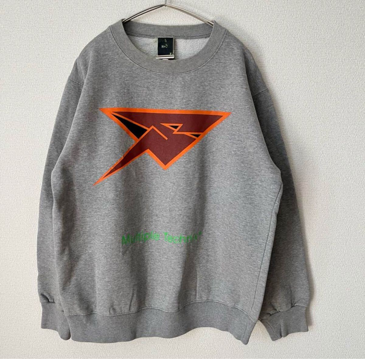 90's Stussy × Nexus7 Logo Sweat STUSSY ステューシー ヴィンテージ 00s グレー トレーナー コラボ L_画像2