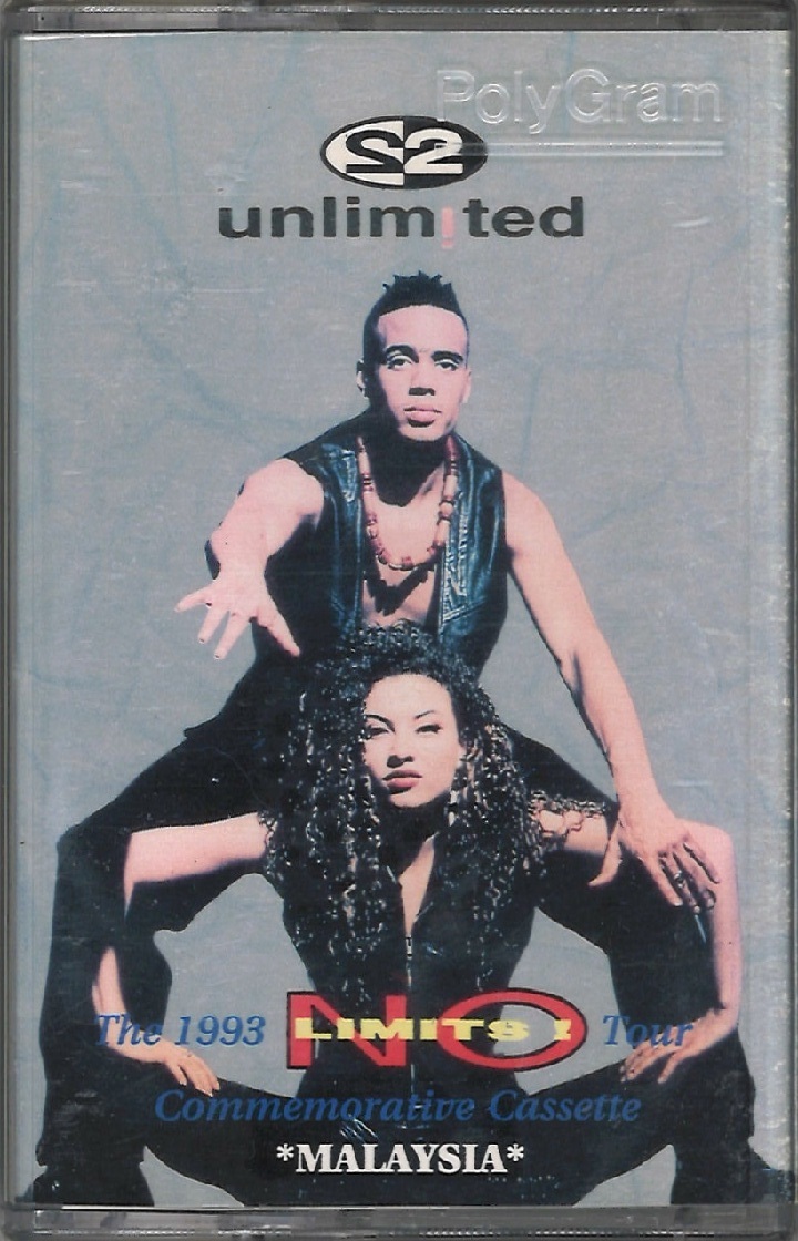 新品 MC 2 UNLIMITED NO LIMITS! THE 1993 NO LIMITS FAR EAST COMMEMORATIVE CASSETTE POLYGRAM MALAYSIA_画像1