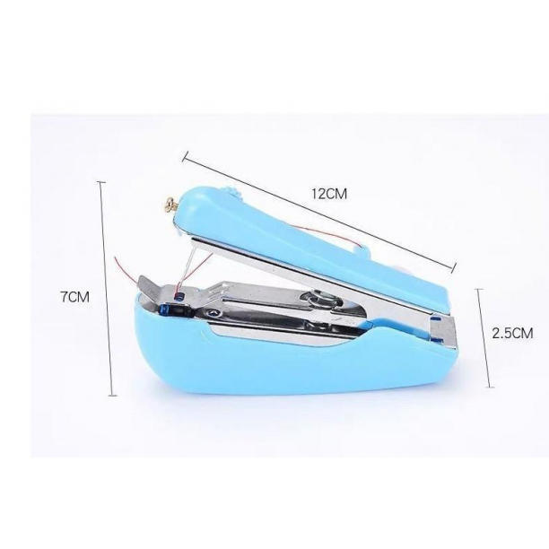 ブルー ハンディミシン 携帯 ハンドミシン ポケット 電池不要 ポータブル 簡単_画像6