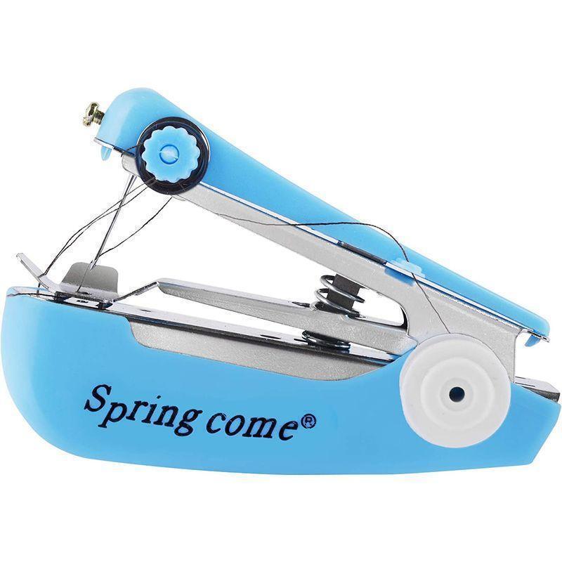 ブルー ハンディミシン 携帯 ハンドミシン ポケット 電池不要 ポータブル 簡単_画像7