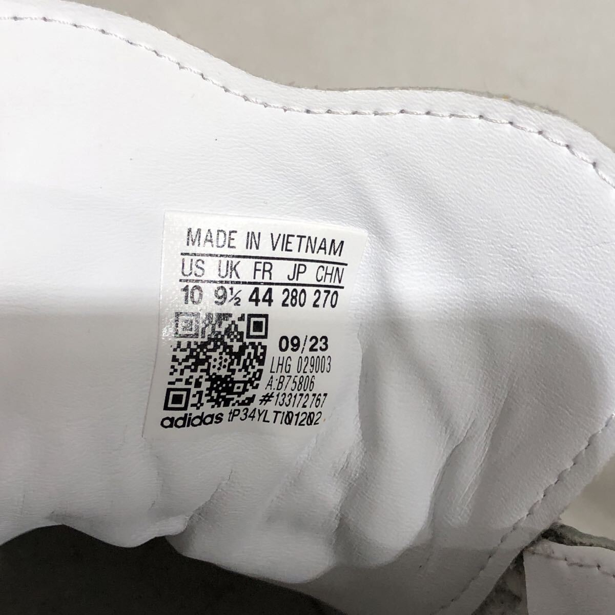 ts20251029[adidas] Adidas SAMBA OG samba low cut спортивные туфли 28cm белый b75806