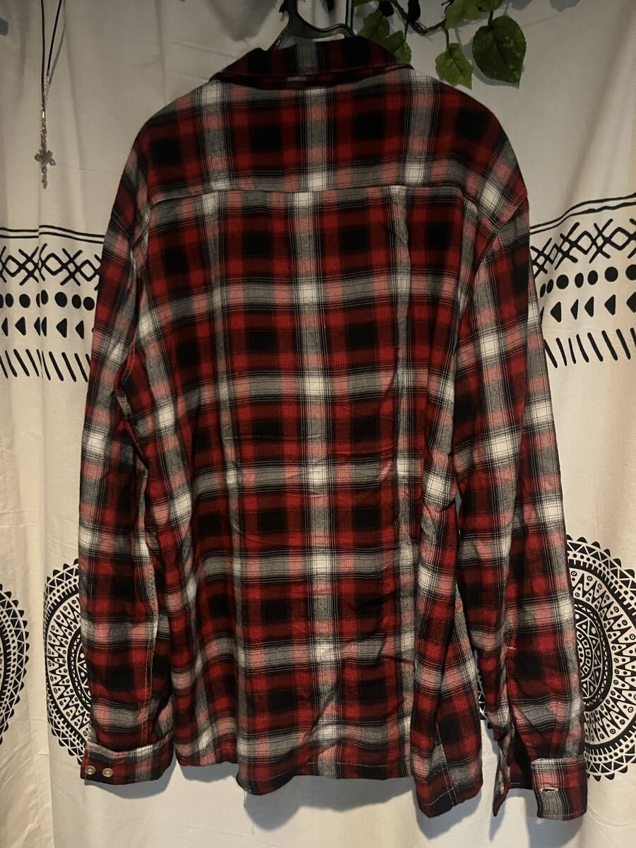 TownClaft 50s～60s オンブレ レーヨンシャツ 長袖シャツ ヴィンテージ チェック オンブレチェック_画像2