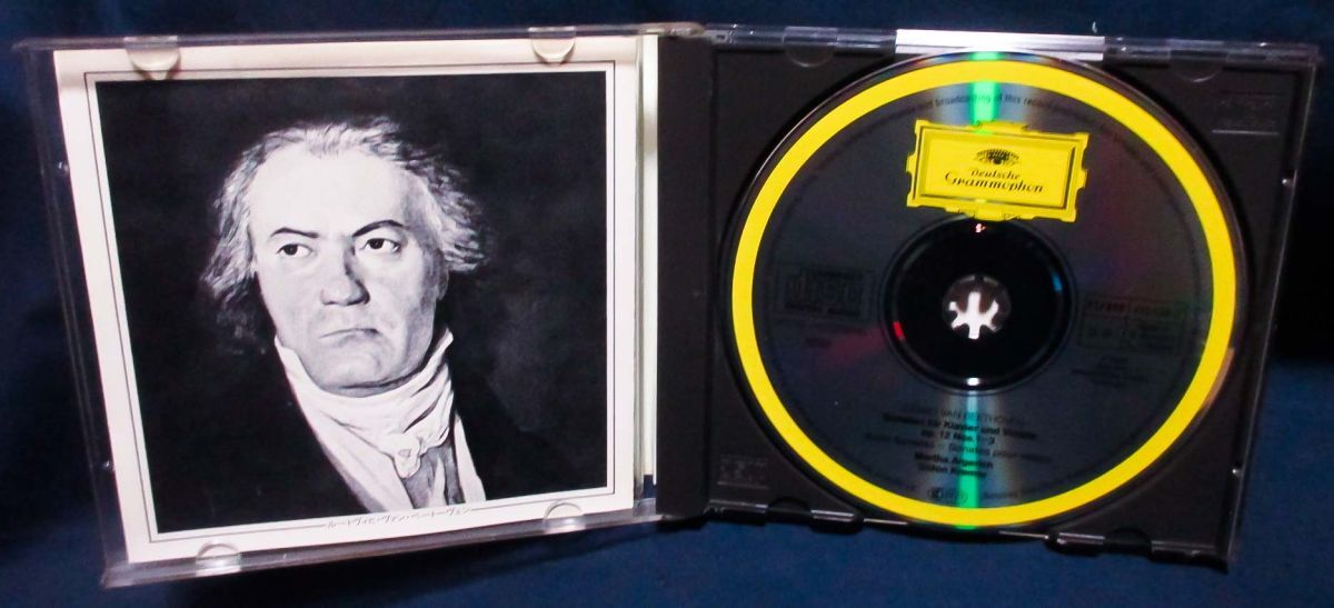 クレーメル,アルゲリッチ★ベートーヴェン／ヴァイオリン・ソナタ第１～３番(西独)の画像3