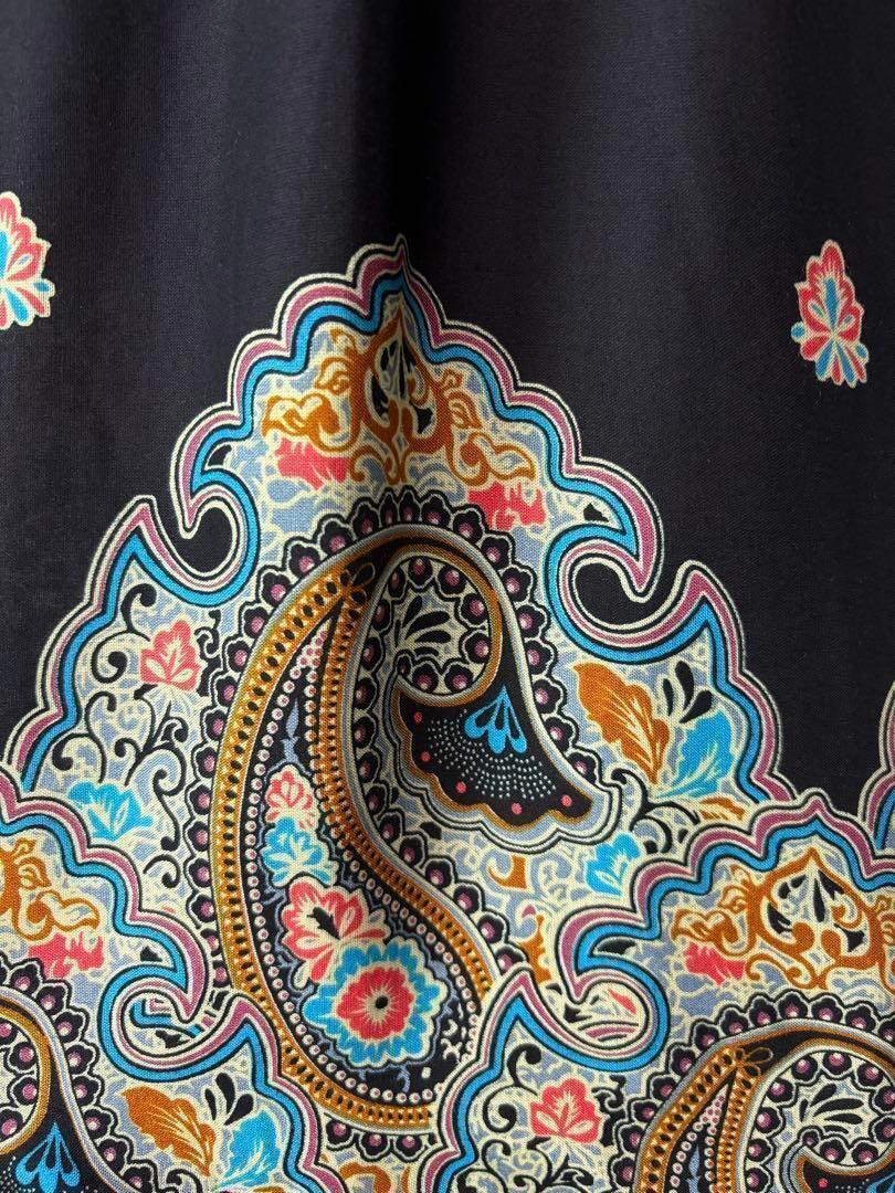 [ новый товар ] Aladdin брюки Thai брюки йога Thai массаж искусственный шелк для мужчин и женщин шаровары [ автомобиль - кольцо ]T рисунок черный Y627-5