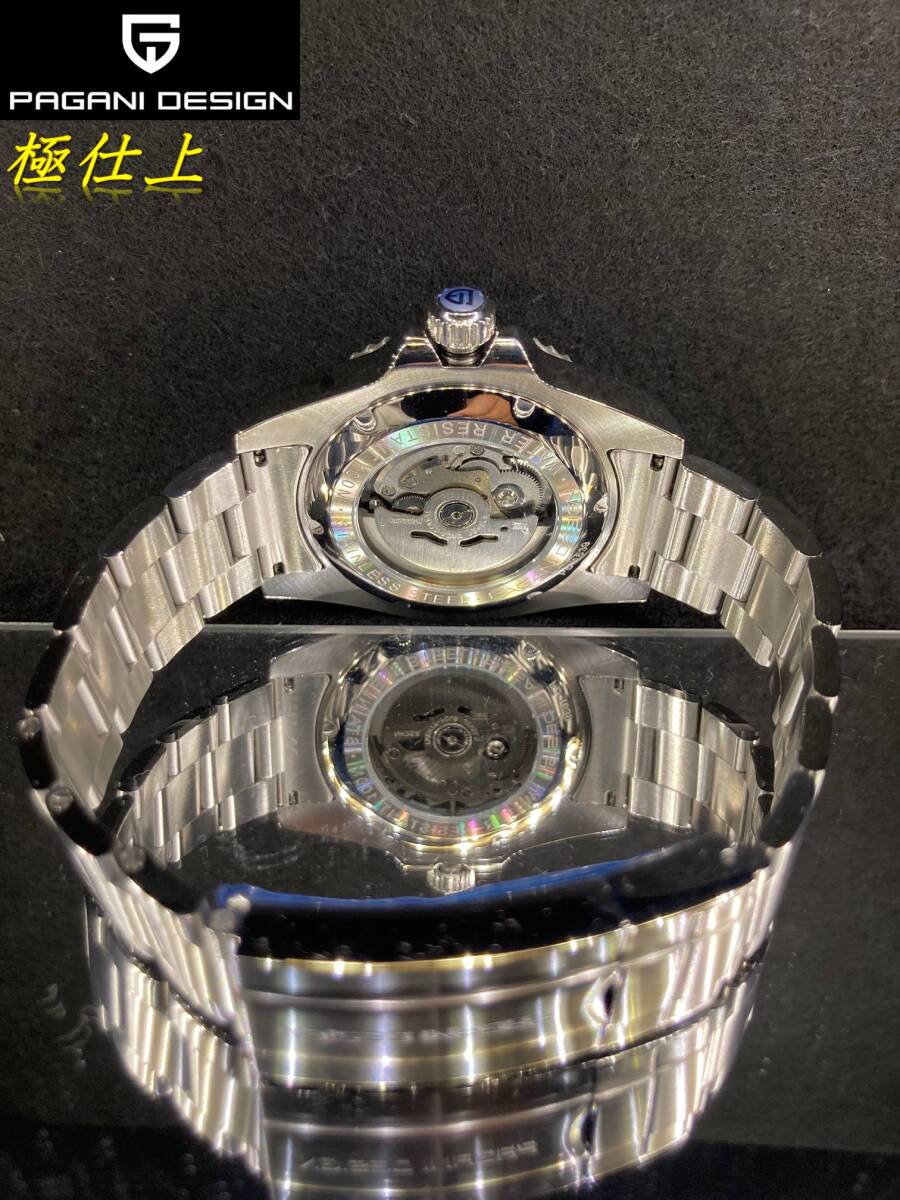 ■極仕上/調整済/10日保証付/新品に極めて近い1回だけ使用USED・中古品(機械式時計)サブマリーナオマージュ・43mmフルサイズモデル_画像6