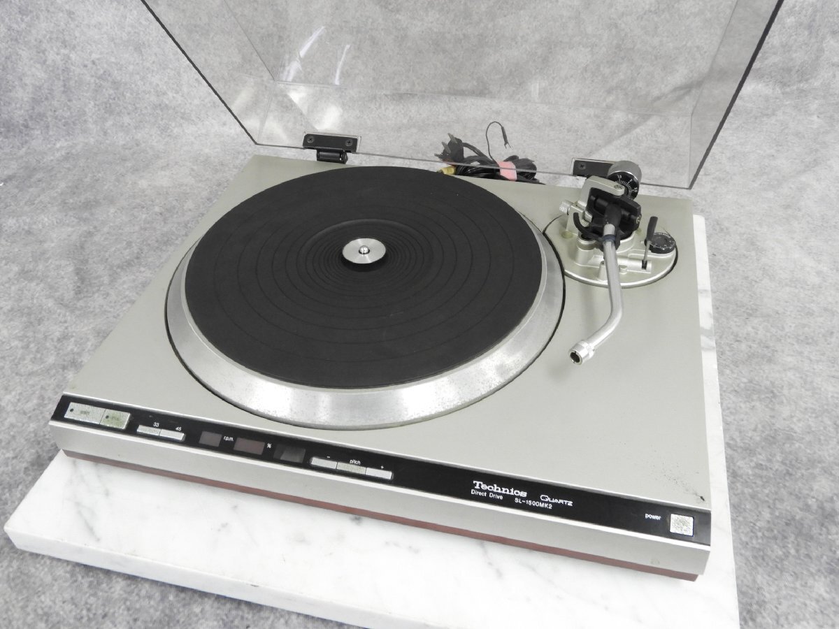 【G】Technics SL-1500MK2 ターンテーブル テクニクス 3126680_画像1