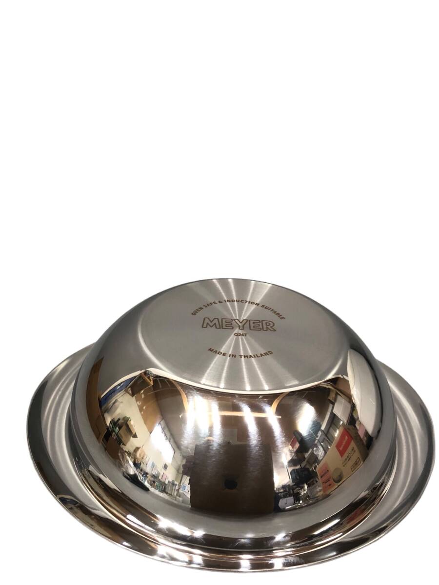 25R366ji3 не использовался MEYERma year NEWPAN 22cm кастрюля с двумя ручками стекло крышка имеется кастрюля кухонная утварь 