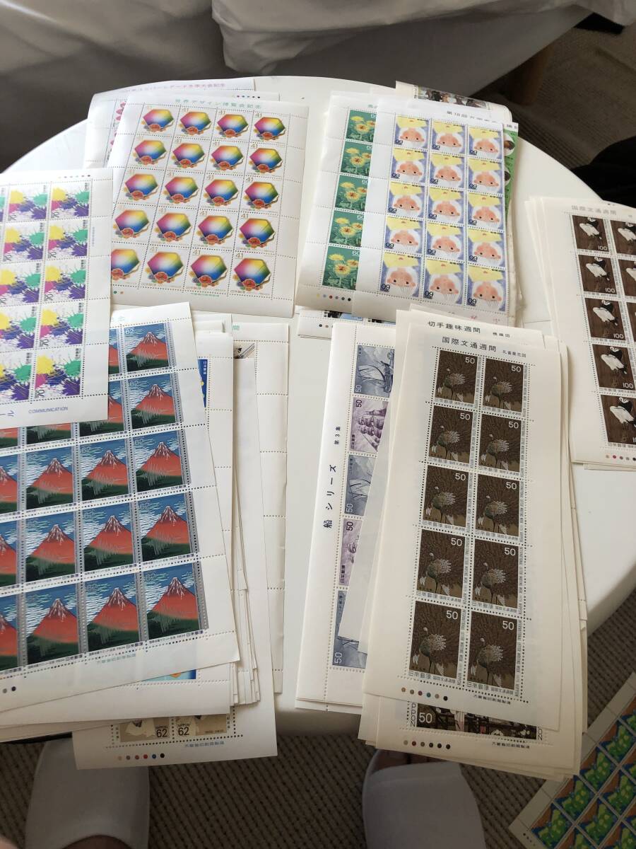 未使用　切手シート　記念切手　額面98240円分_画像1
