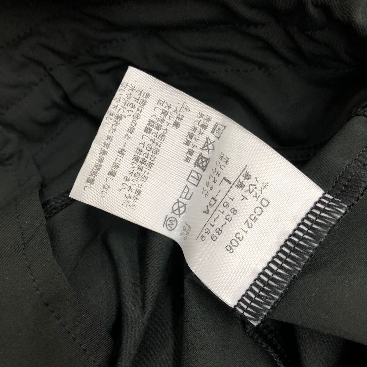 DANSKIN ダンスキン ジップアップジャケット Lサイズ パーカー ポリエステル 黒 レディース YF587_画像6