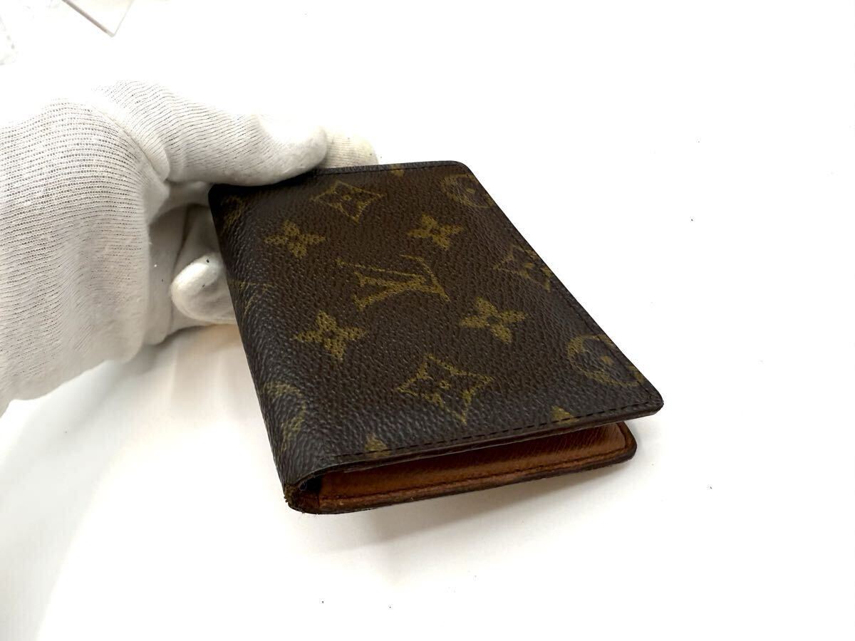 926 美品 LOUIS VUITTON ルイヴィトン M60533 モノグラム ポルト2カルトヴェルティカル カードケース パスケース 定期入れ ブラウン系 _画像3