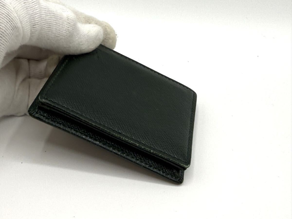 935 ■美品■ LOUIS VUITTON ルイヴィトン M30384 タイガ ポルトモネ ボワット コインケース コインパース 小銭入れ グリーン系 _画像5