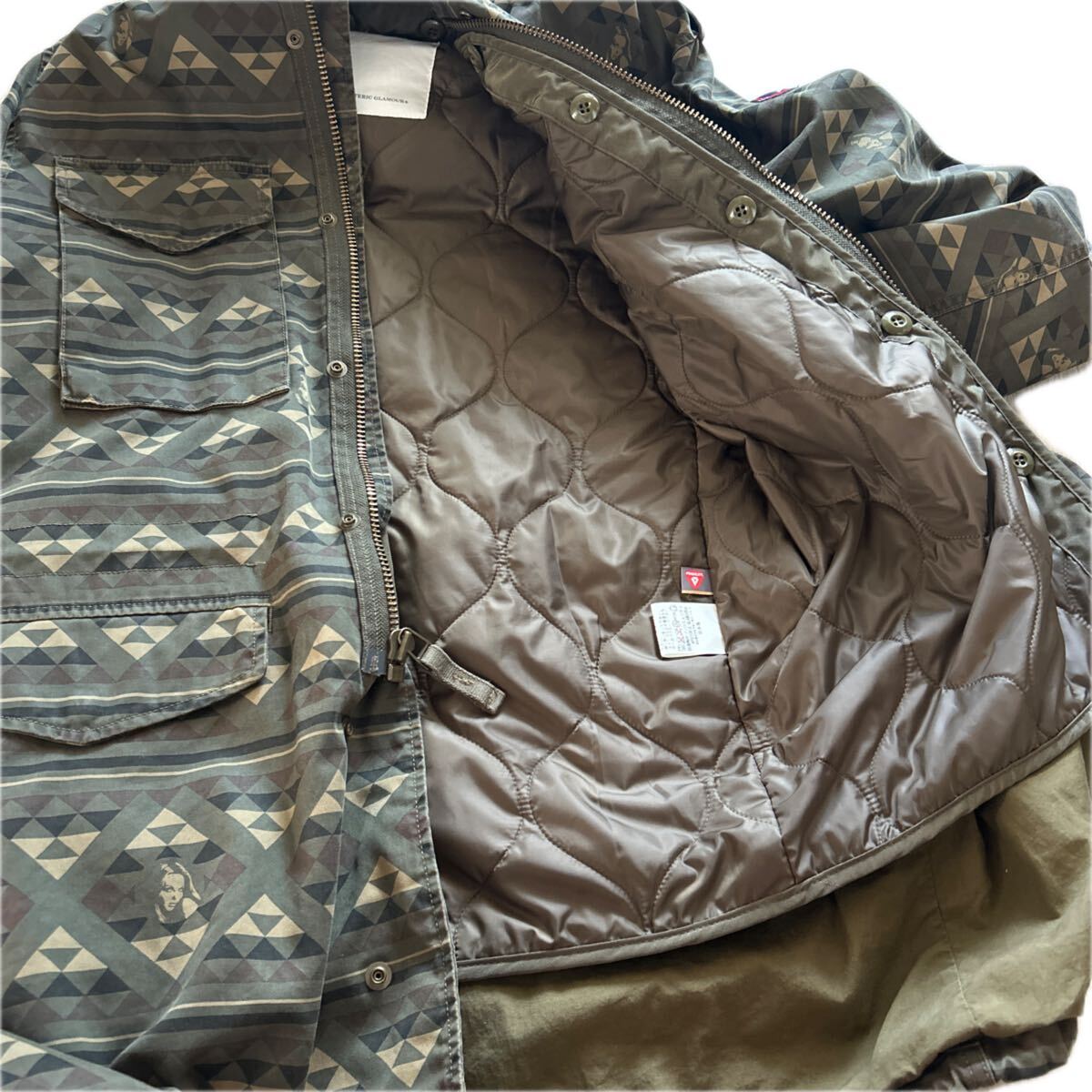 HYSTERIC GLAMOUR Mod's Coat жакет L размер Hysteric Glamour милитари Prima loft