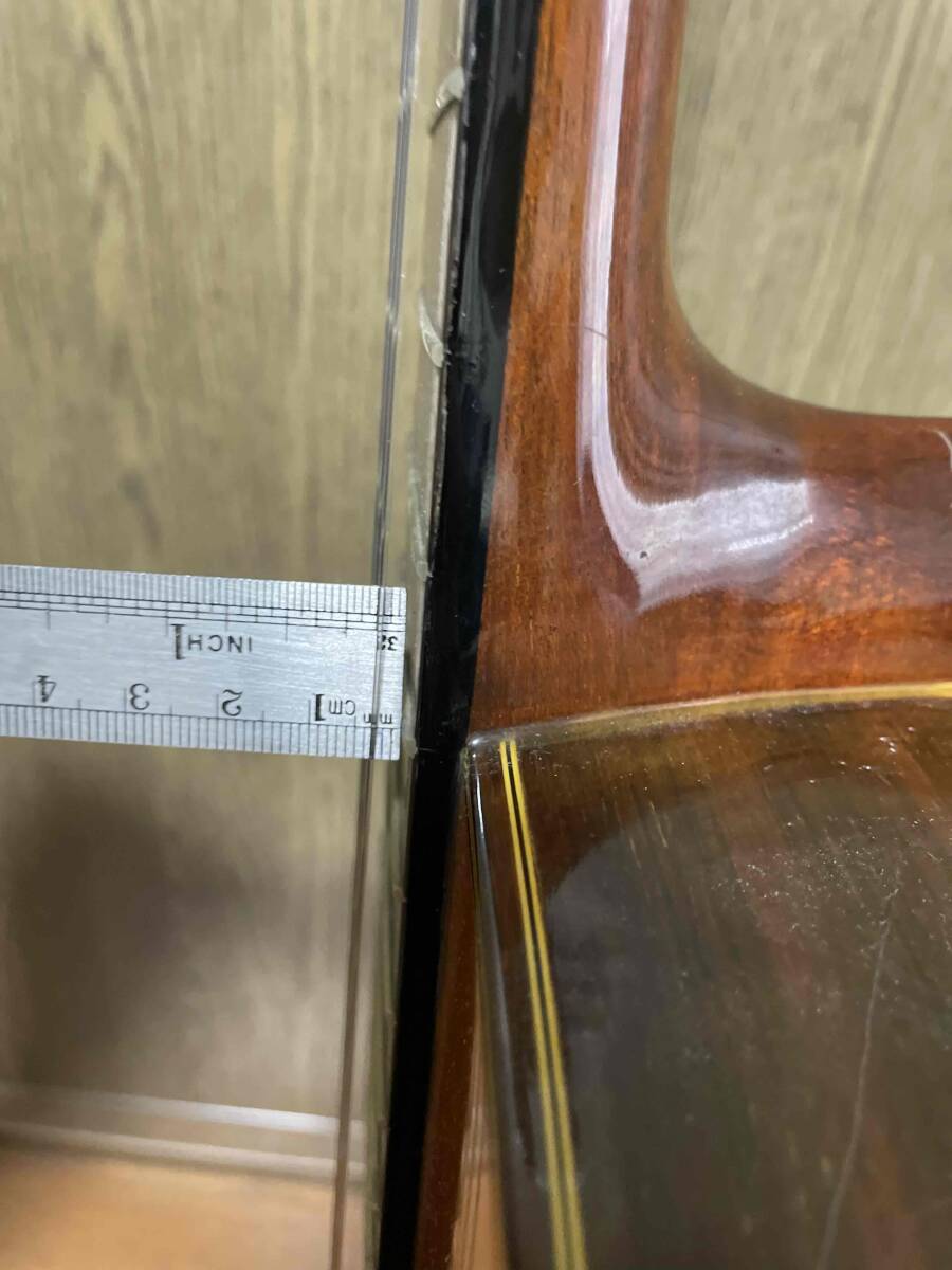 KODAIRA AST-40　TOP単板 小平 ハンドクラフト　クラシックギター 　ケース付き used_画像10