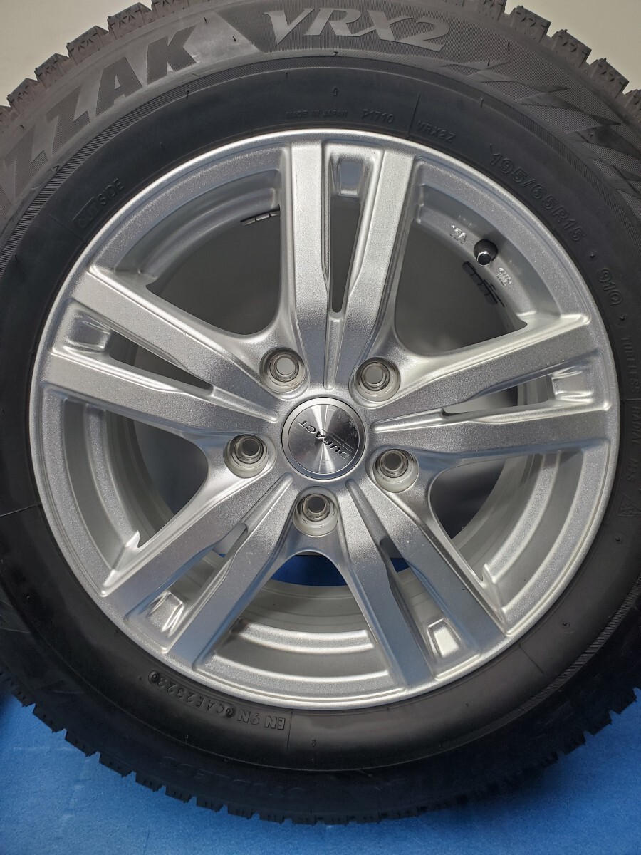 195/65R15 スタッドレス 深溝 バリ溝 23年式 ブリヂストン VRX2 15インチ 6J 5H PCD114.3 送料全国一律 T2436 _画像4