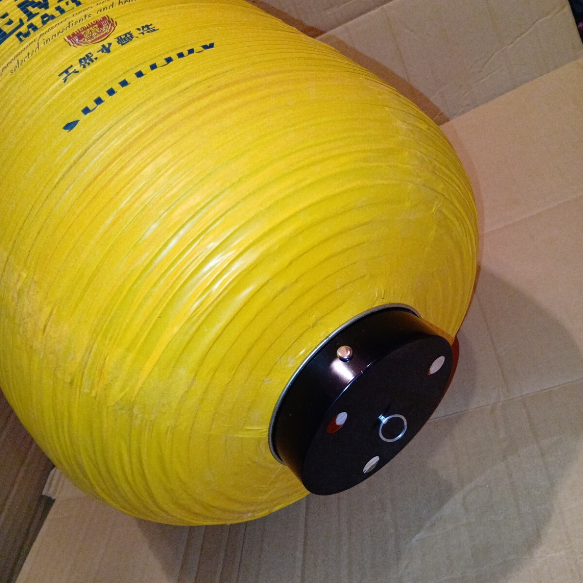 未使用　サントリー 　プレミアム　モルツ　提灯　デッドストック　ノベルティ　企業物 長さ60cm直径33cm ちょうちん SUNTORY ビール_画像3