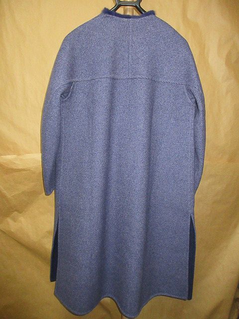 Drawer ドゥロワー ミンク　ファー　ノーカラー　オーバーサイズ　ロング　コート　パープル　36_画像2