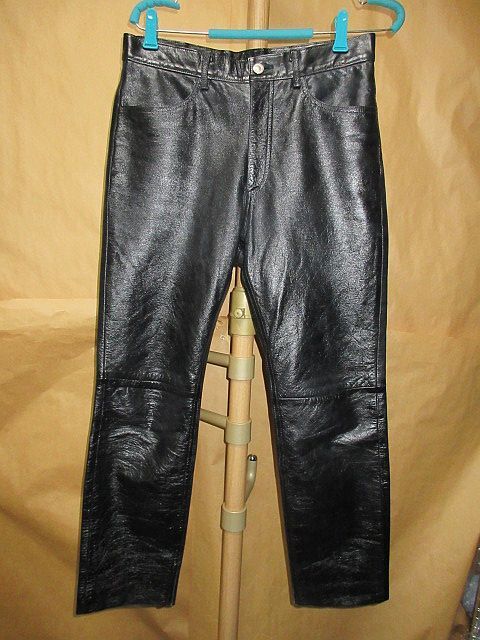 UNDER COVER アンダーカバー　98AW 初期　オリジナル　アーカイブ　レザー　パンツ　カウハイド　牛革　黒　Ｍ_画像1