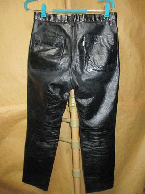 UNDER COVER アンダーカバー　98AW 初期　オリジナル　アーカイブ　レザー　パンツ　カウハイド　牛革　黒　Ｍ_画像2