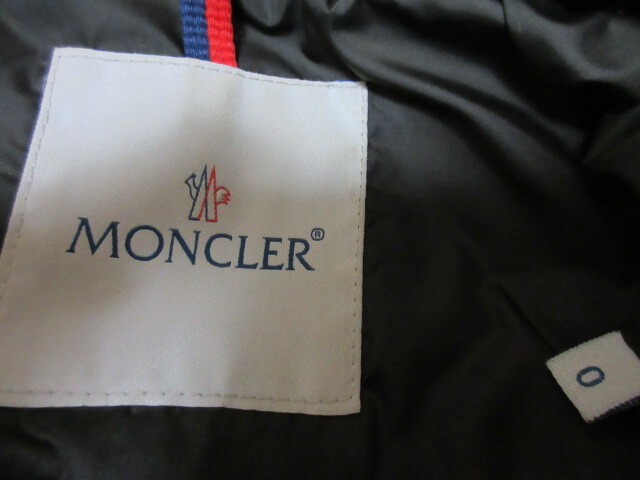 モンクレール MONCLER 　GIRARDOT 　袖ロゴ　ワッペン　ダイヤ　キルティング　フード　ダウン　ジャケット　0 国内正規品_画像4
