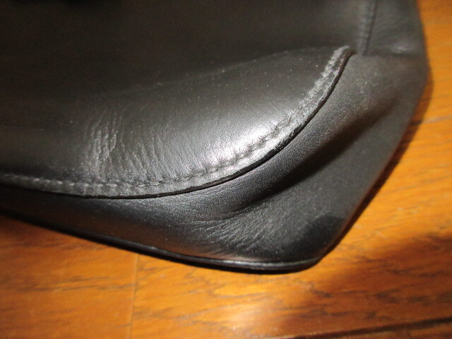 グッチ GUCCI ホースビット オール レザー ショルダー バッグ 黒_画像3