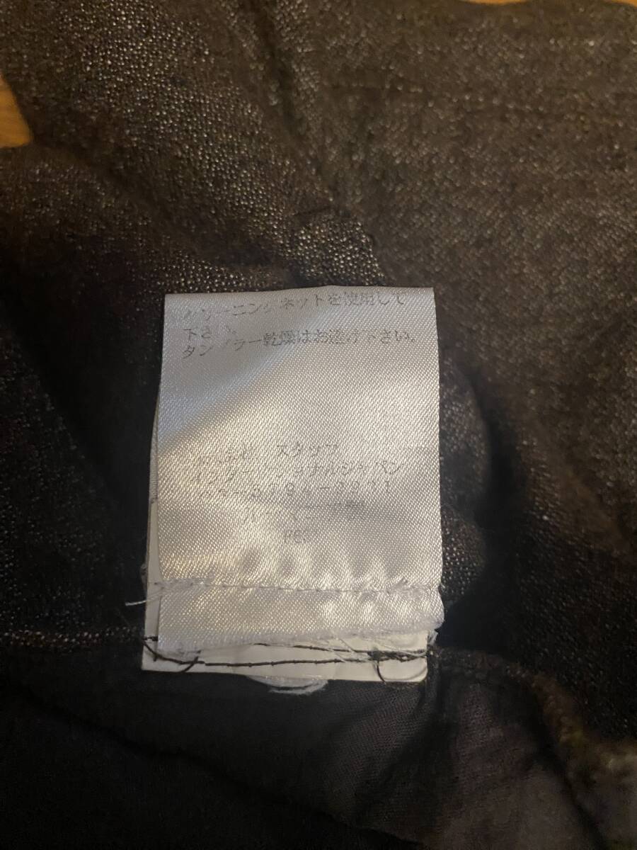 Maison Martin Margiela メゾンマルタンマルジェラ10 マックイーンパンツ サイドシームレスパンツ サイズ46 ブラウン 麻 ウール アーカイブ_画像8