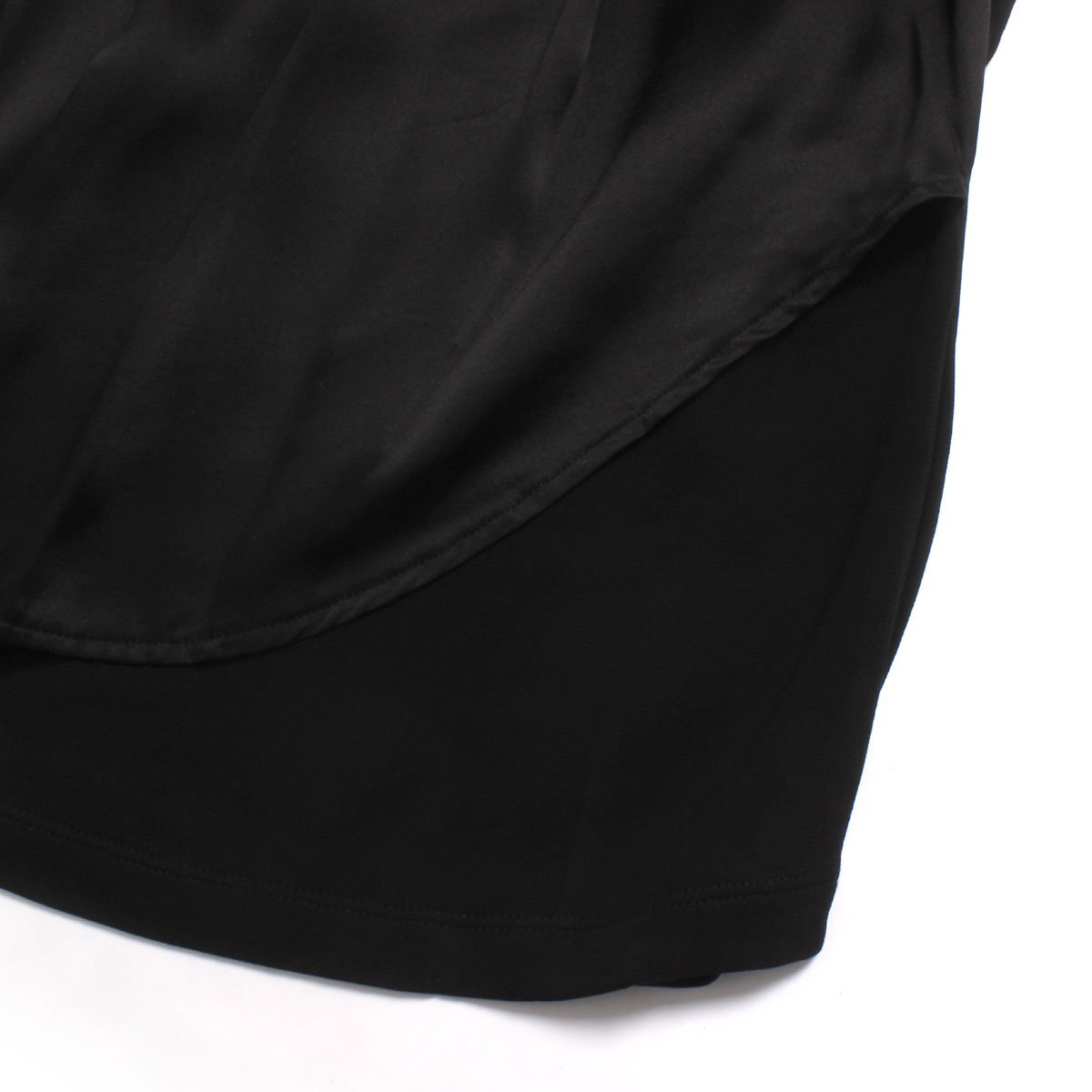 EMPORIO ARMANI 切替ブラウス size42 BLACK 6Y2M502J9BZ エンポリオアルマーニ_画像5