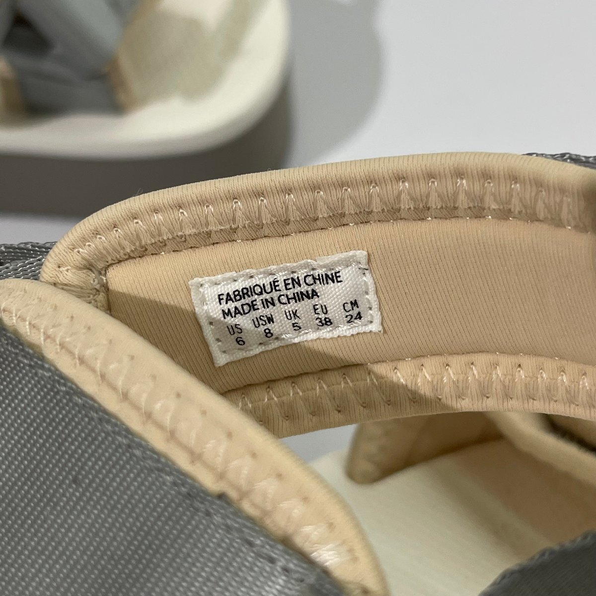 23ss SUICOKE CEL-PO サンダル 定価17,600円 24cm GRAY/WHITE OG-064PO スイコック_画像6