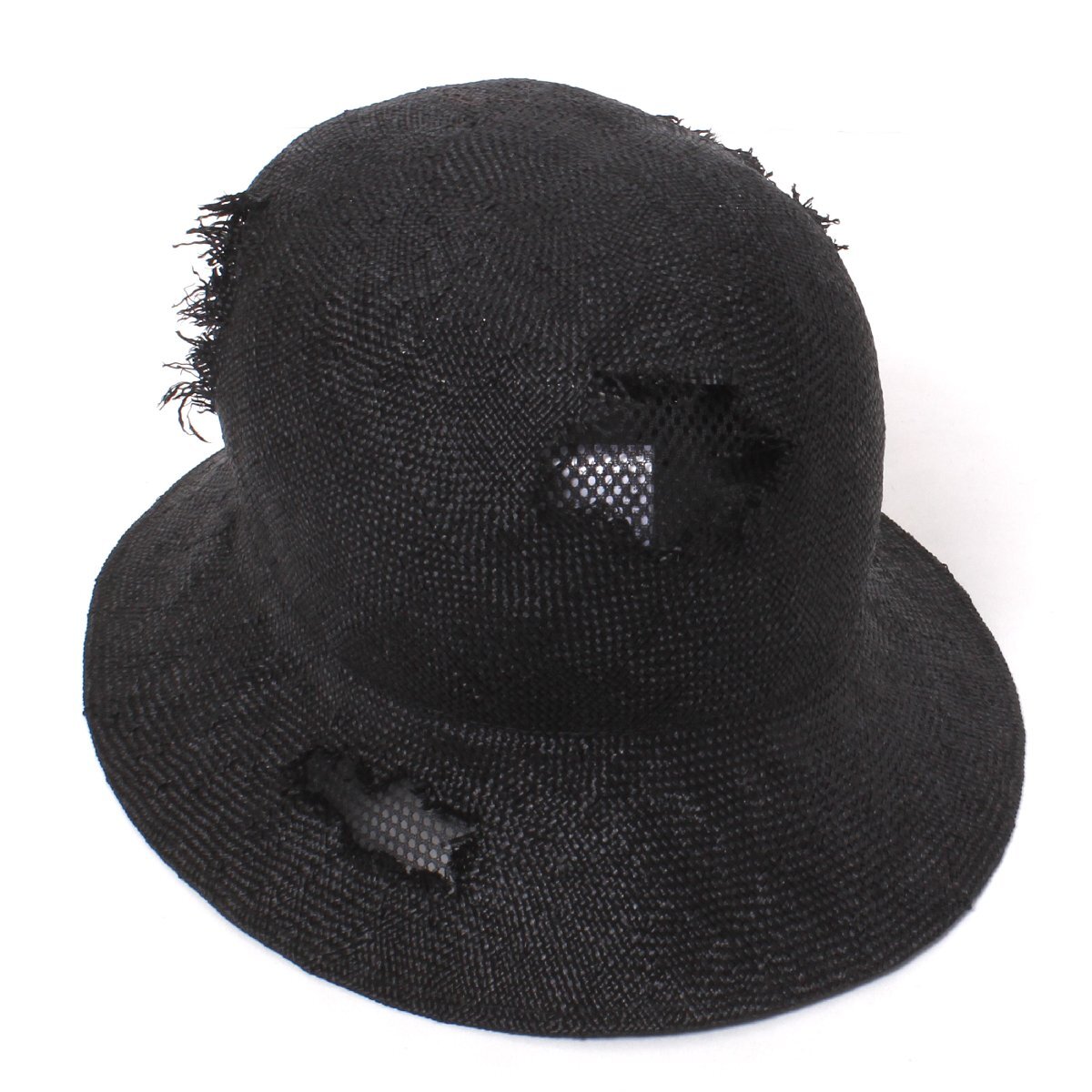 【タグ付き・定価44,000円】KIJIMA TAKAYUKI GRUNGE METRO HAT size1 BLACK 231209 キジマ タカユキ グランジ メトロ ハット_画像1