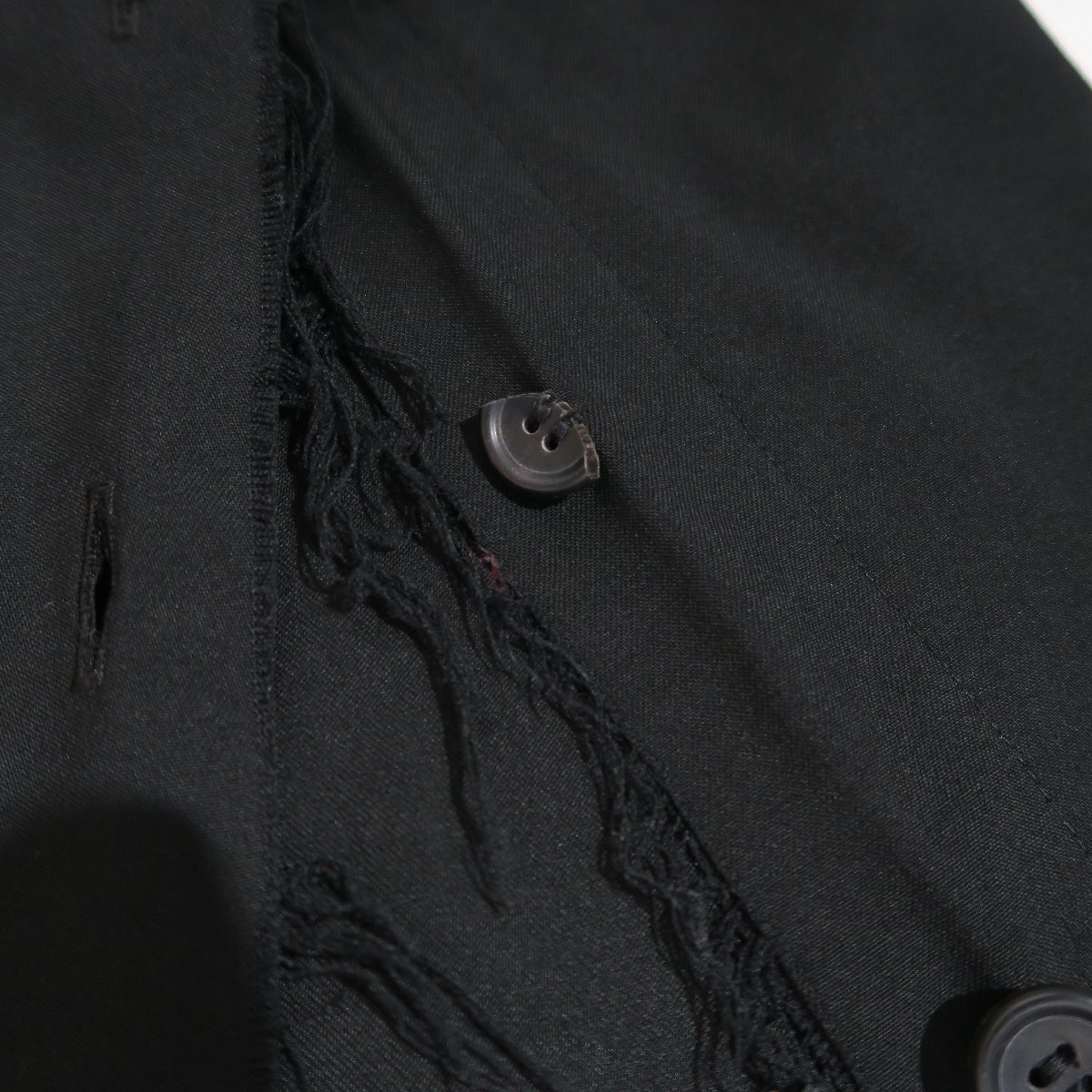 20ss Yohji Yamamoto +NOIR サイドベルトワイドパンツ NN-P09-106 size1 ヨウジヤマモトプリュスノアール_画像8