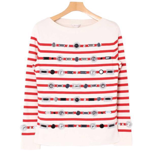 【SALE】新品 定価166,000円 Marc Jacobs ボーダーセーター マークジェイコブス 赤_画像3