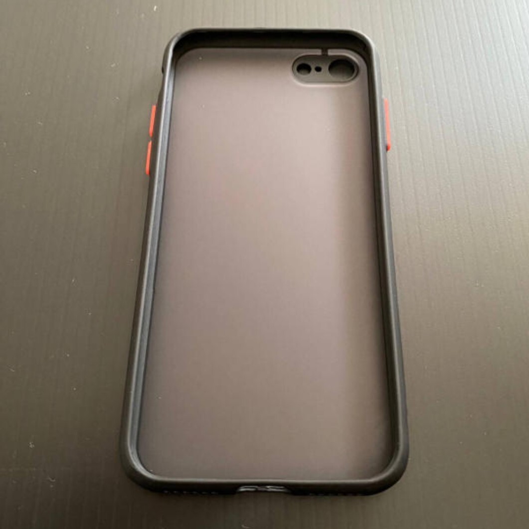 iPhoneSE2用　SE3用 iPhoneケース 透明ケース 半透明ケース スマホカバー マット 黒 耐衝撃 可愛い 韓国 TPU 軽量 ケース カーバー_画像7