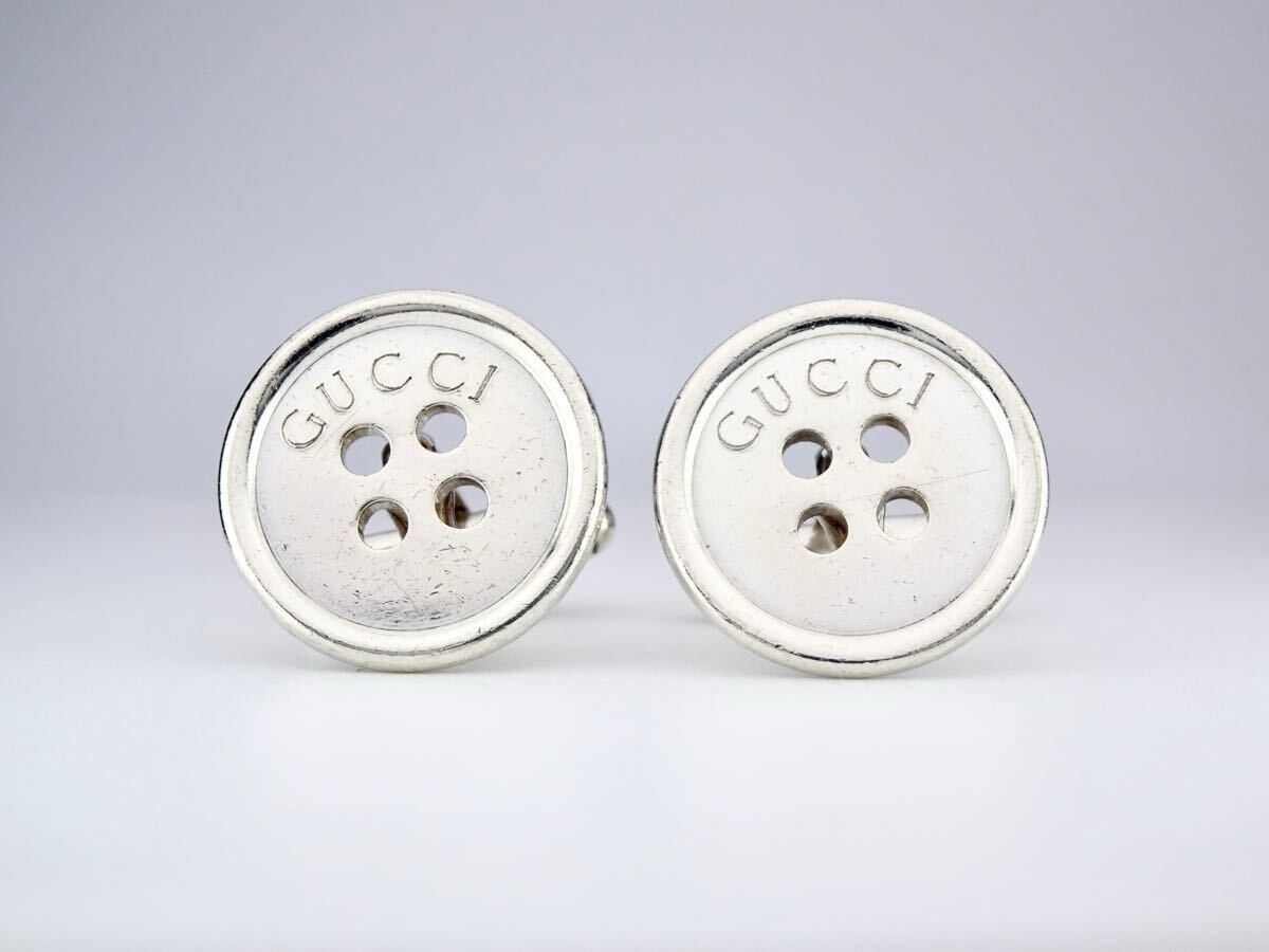 GUCCI グッチ SV 925 cufflinks カフス カフリンクス 7-10-1_画像4