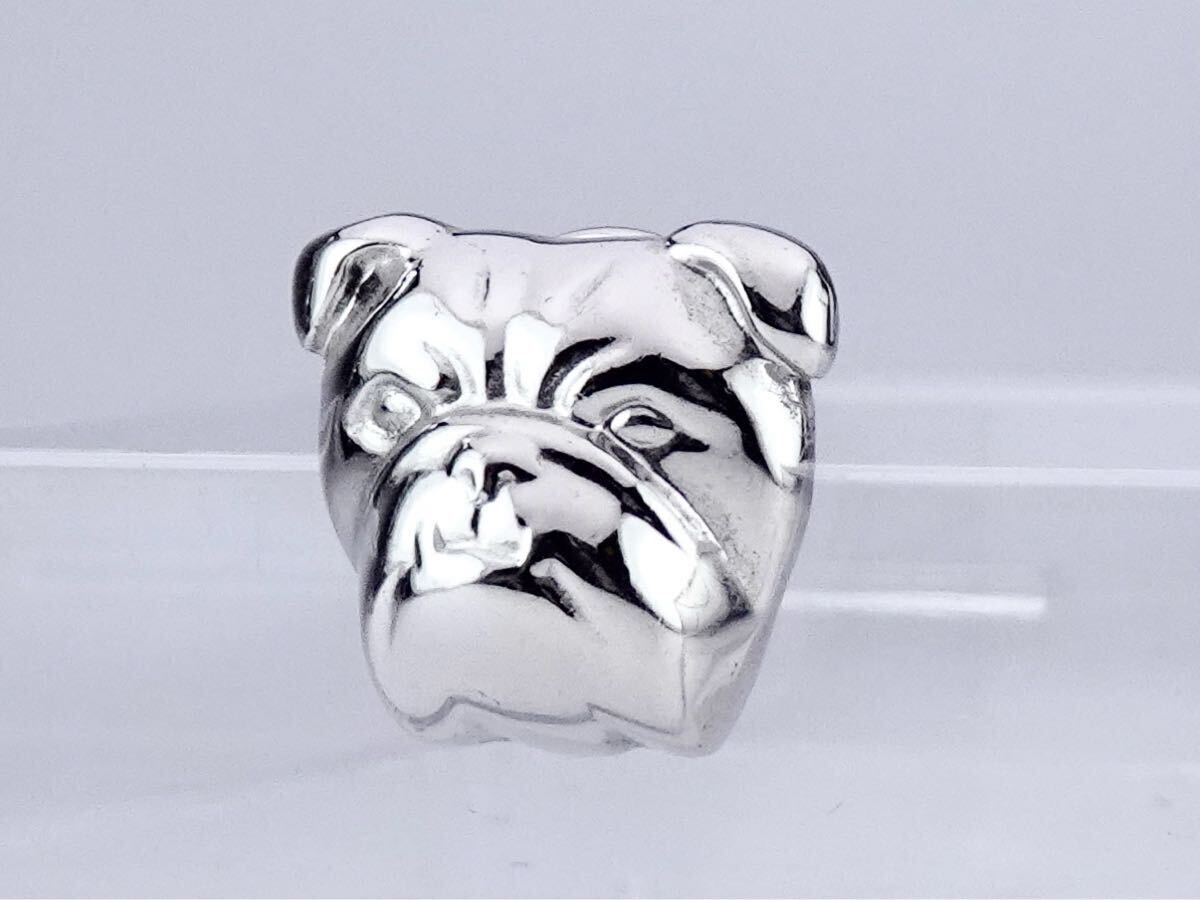 dunhill ダンヒル ブルドッグ シルバー925 タイタック　ピンバッジ　ピンズ　ラペルピン　タイピン ネクタイピン　7-10-47_画像4