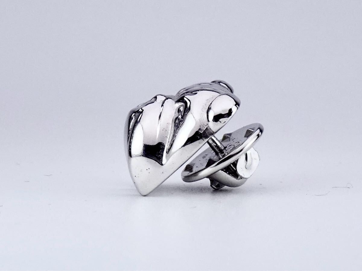 dunhill ダンヒル ブルドッグ シルバー925 タイタック　ピンバッジ　ピンズ　ラペルピン　タイピン ネクタイピン　7-10-47_画像6