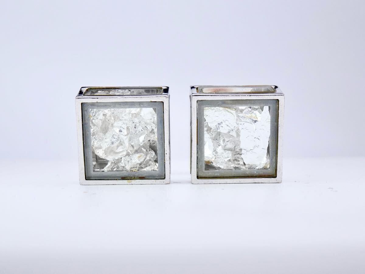 TATEOSSIAN タテオシアン　Pandora's Box シルバー　リーフ　カフス　カフリンクス　cufflinks 7-10-154_画像4