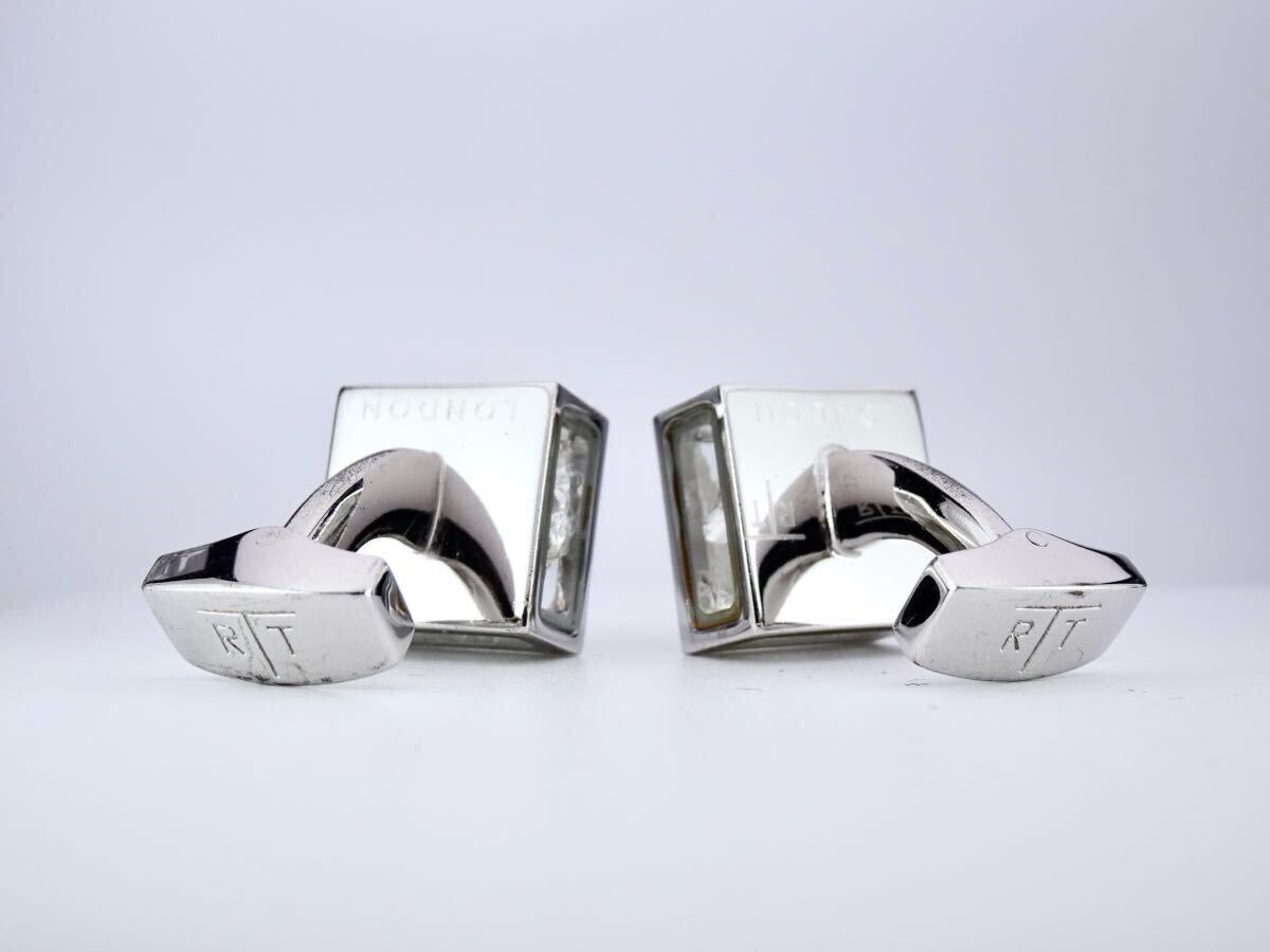 TATEOSSIAN タテオシアン　Pandora's Box シルバー　リーフ　カフス　カフリンクス　cufflinks 7-10-154_画像8