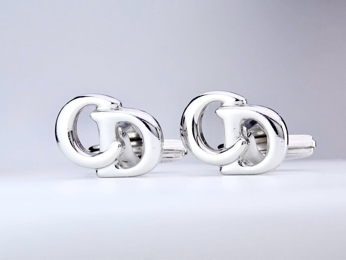 Christian Dior ディオール　CDロゴ　cufflinks カフス　カフリンクス　7-10-182_画像5