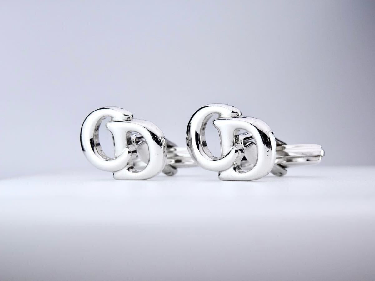 Christian Dior ディオール　CDロゴ　cufflinks カフス　カフリンクス　7-10-182_画像6