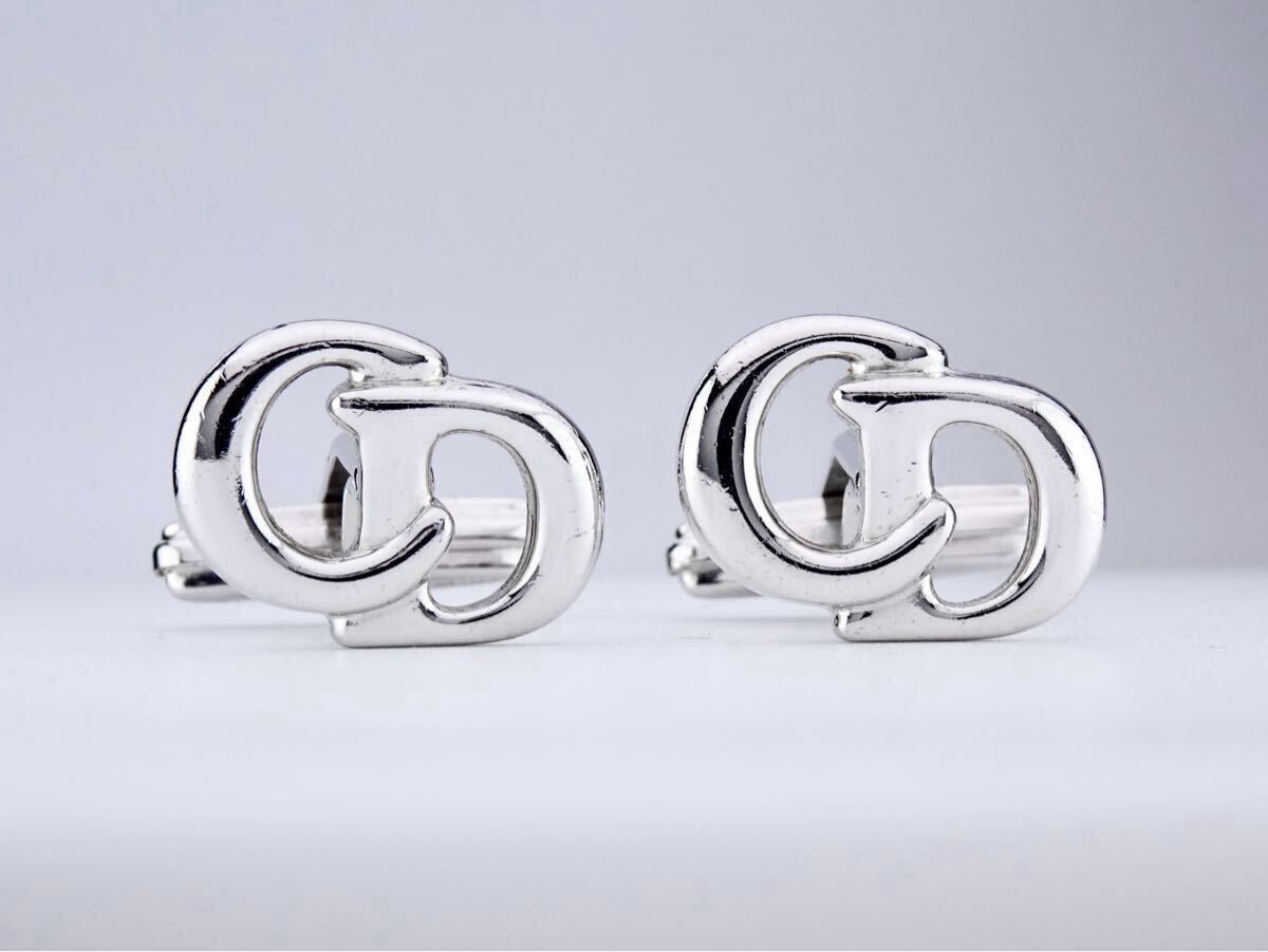 Christian Dior ディオール　CDロゴ　cufflinks カフス　カフリンクス　7-10-182_画像3